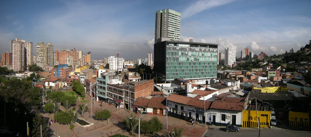 Bogotá, Colombia panoramic view
